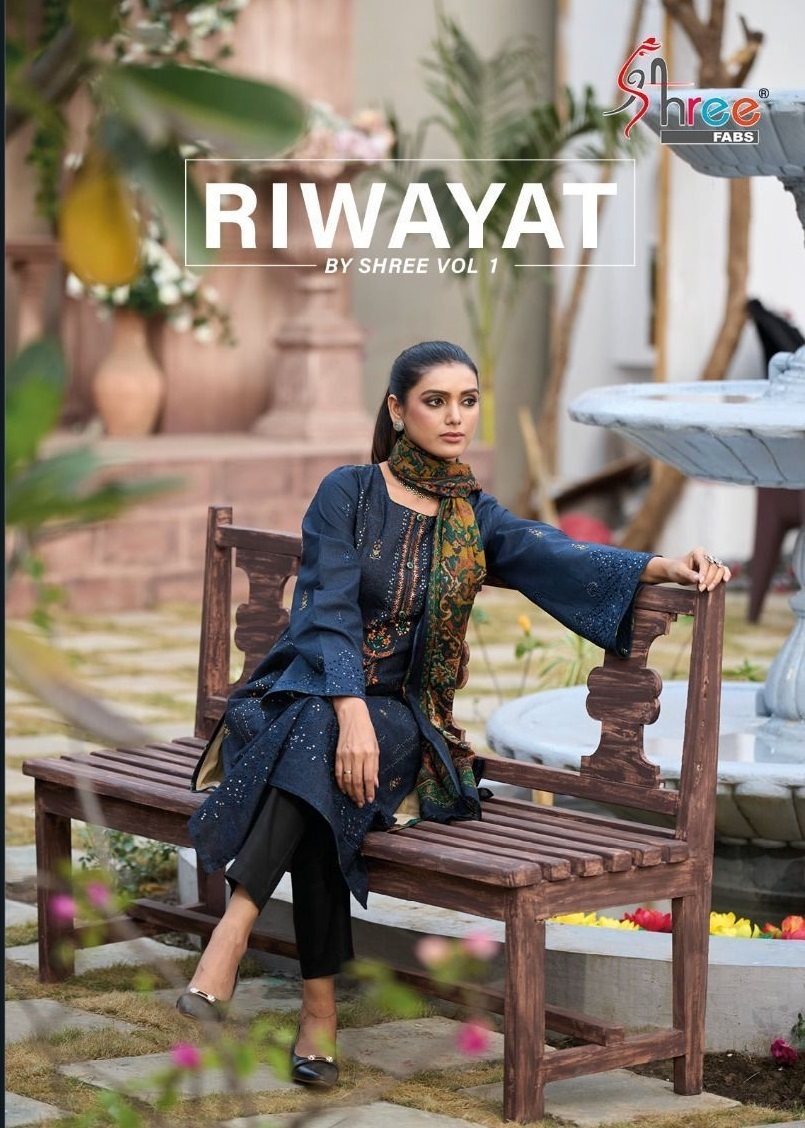 SHREE-FABS-RIWAYAT-VOL-1-LAWN-COTTON-PRINTED-SUITS-WHOLESALE-1