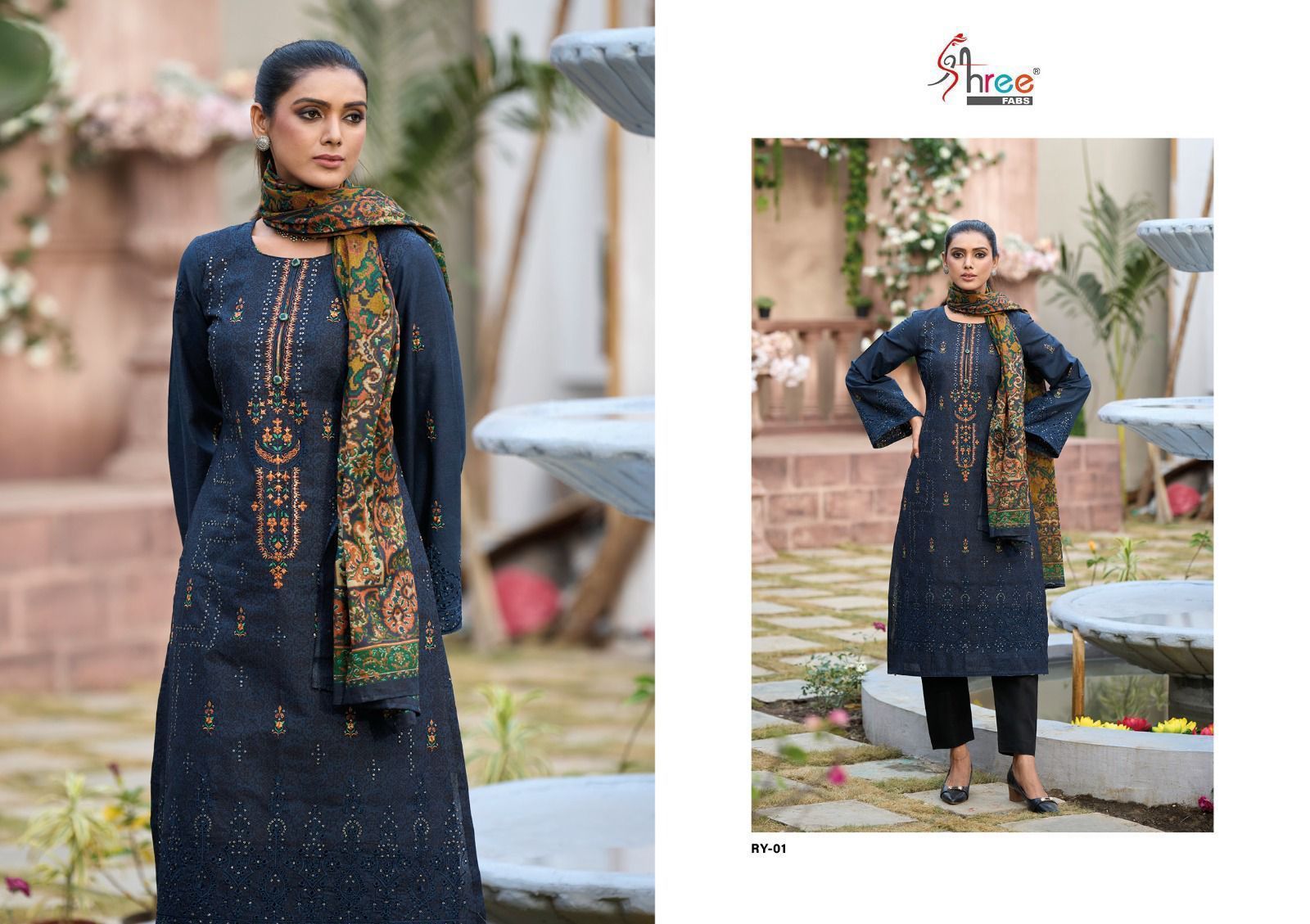 SHREE-FABS-RIWAYAT-VOL-1-LAWN-COTTON-PRINTED-SUITS-WHOLESALE-3