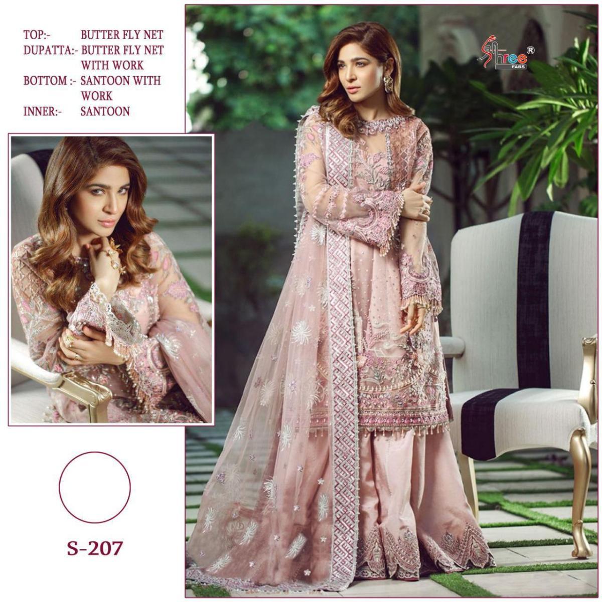 SHREE-FABS-S-207-NET-WITH-EMBROIDERY-PAKISTANI-SUITS-SURAT-2