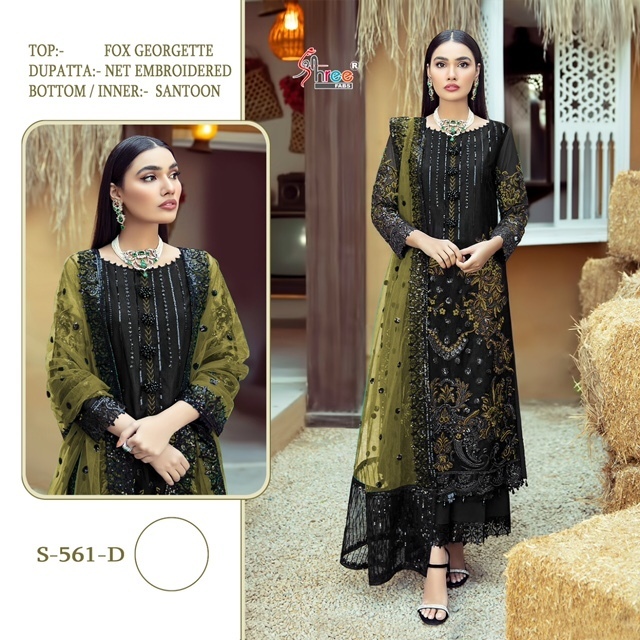 SHREE-FABS-S-561-SERIES-FOUX-GEORGETTE-PAKISTANI-SUITS-AT-SURAT-1