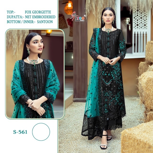 SHREE-FABS-S-561-SERIES-FOUX-GEORGETTE-PAKISTANI-SUITS-AT-SURAT-3
