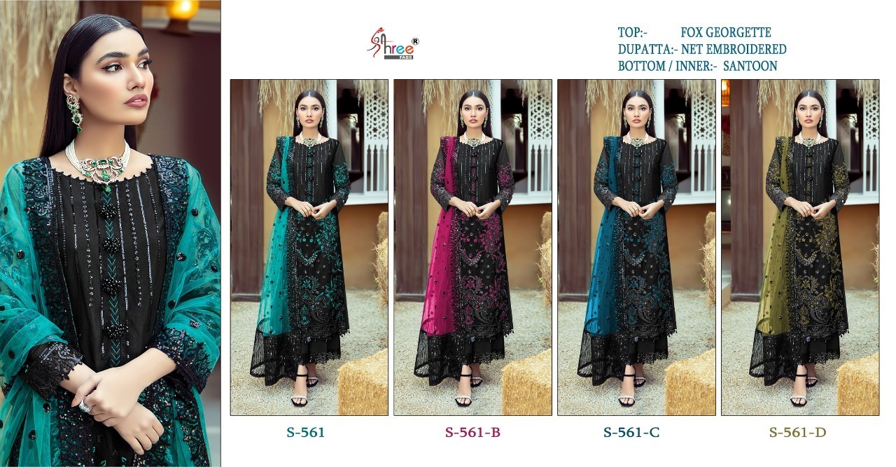 SHREE-FABS-S-561-SERIES-FOUX-GEORGETTE-PAKISTANI-SUITS-AT-SURAT-4