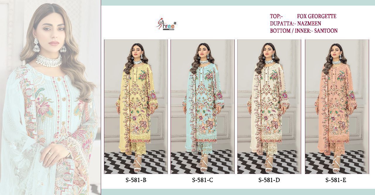 SHREE-FABS-S-581-SERIES-FOUX-GEORGETTE-PAKISTANI-SUITS-WHOLESALE-1