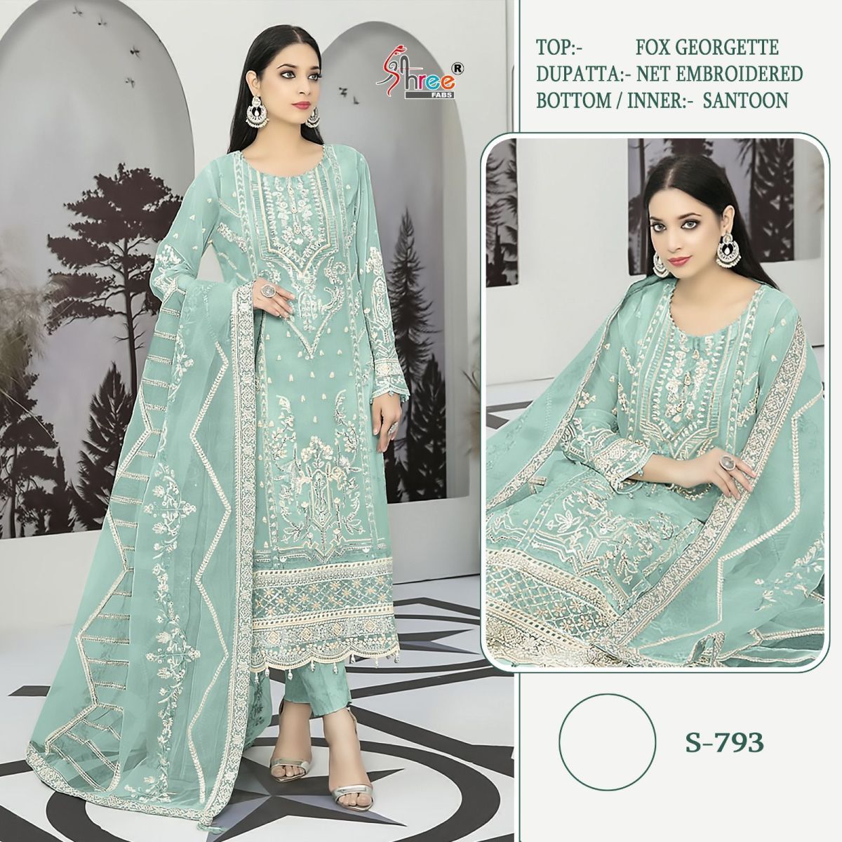 SHREE-FABS-S-793-FOUX-GEORGETTE-PAKISTANI-SUITS-NEW-CATALOGUE-1