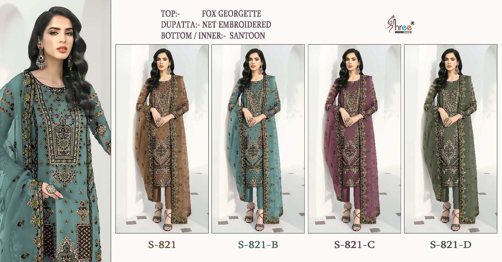 SHREE-FABS-S-821-FOUX-GEORGETTE-EMBROIDERY-PAKISTANI-SUITS-WHOLESALER-5