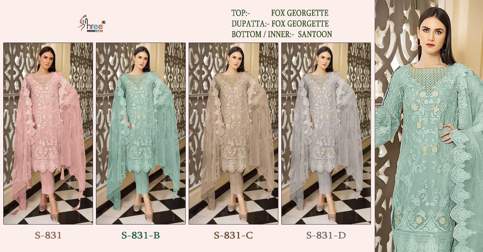 SHREE-FABS-S-831-FOUX-GEORGETTE-EMBROIDERY-PAKISTANI-SUITS-SURAT-5