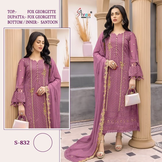 SHREE-FABS-S-832-FOUX-GEORGETTE-EMBROIDERY-PAKISTANI-SUITS-WHOLESALE-1