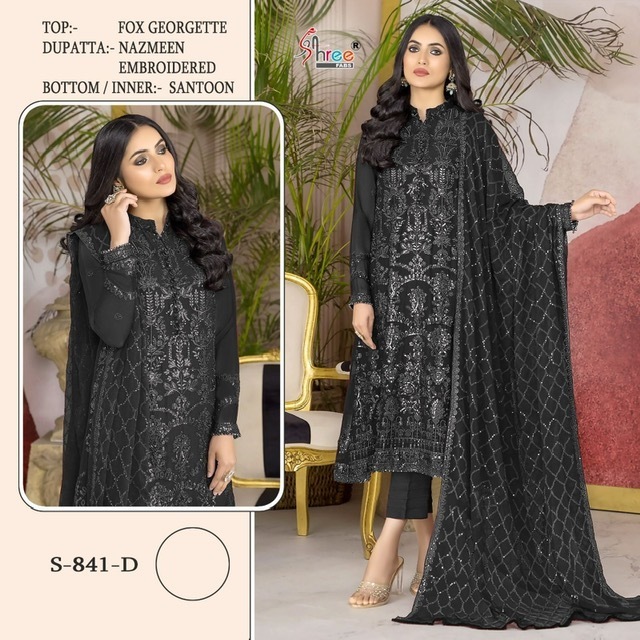 SHREE-FABS-S-841-GEORGETTE-EMBROIDERY-PAKISTANI-SUITS-WHOLESALR-SURAT-1