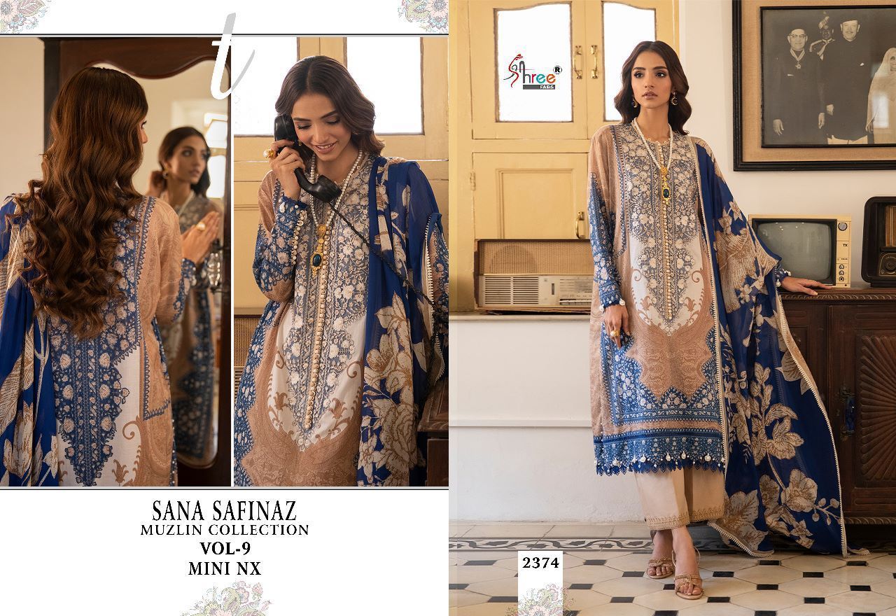 SHREE-FABS-SANA-SAFINAZ-MUZLIN-COLLECTION-VOL-9-MINI-NX-PAKISTANI-SUITS-SURAT-3