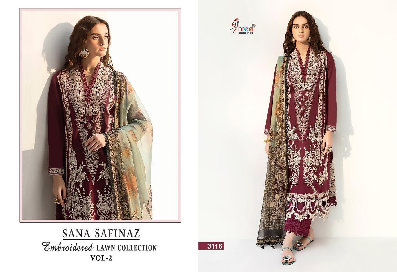 SHREE-FABS-SANA-SAFINAZ-VOL-2-EMBROIDERY-LAWN-COTTON-PAKISTANI-SUITS-AT-SURAT-2