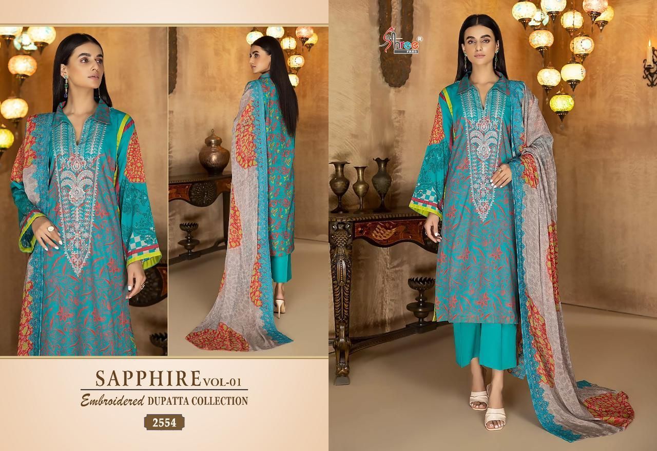SHREE-FABS-SAPPHIRE-VOL-1-COTTON-PRINT-PAKISTANI-SUITS-WHOLESALER-SURAT-2
