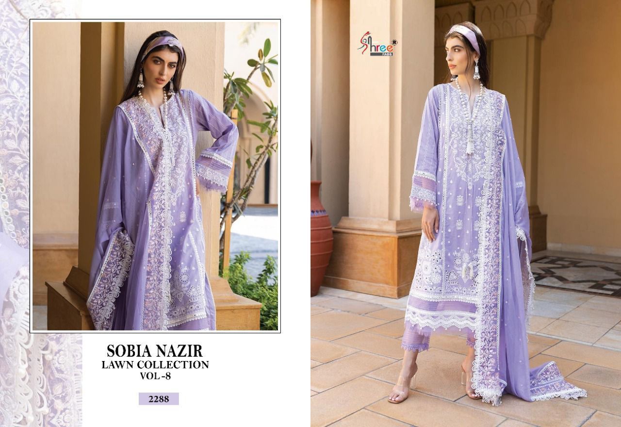 SHREE-FABS-SOBIA-NAZIR-LAWN-COLLECTION-VOL-8-COTTON-PAKISTANI-SUITS-SURAT-5