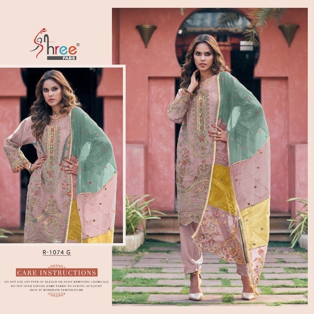SHREE-FABS-SR-1074-READYMADE-ORGANZA-KURTI-PANT-WITH-DUPATTA-WHOLESALER-1