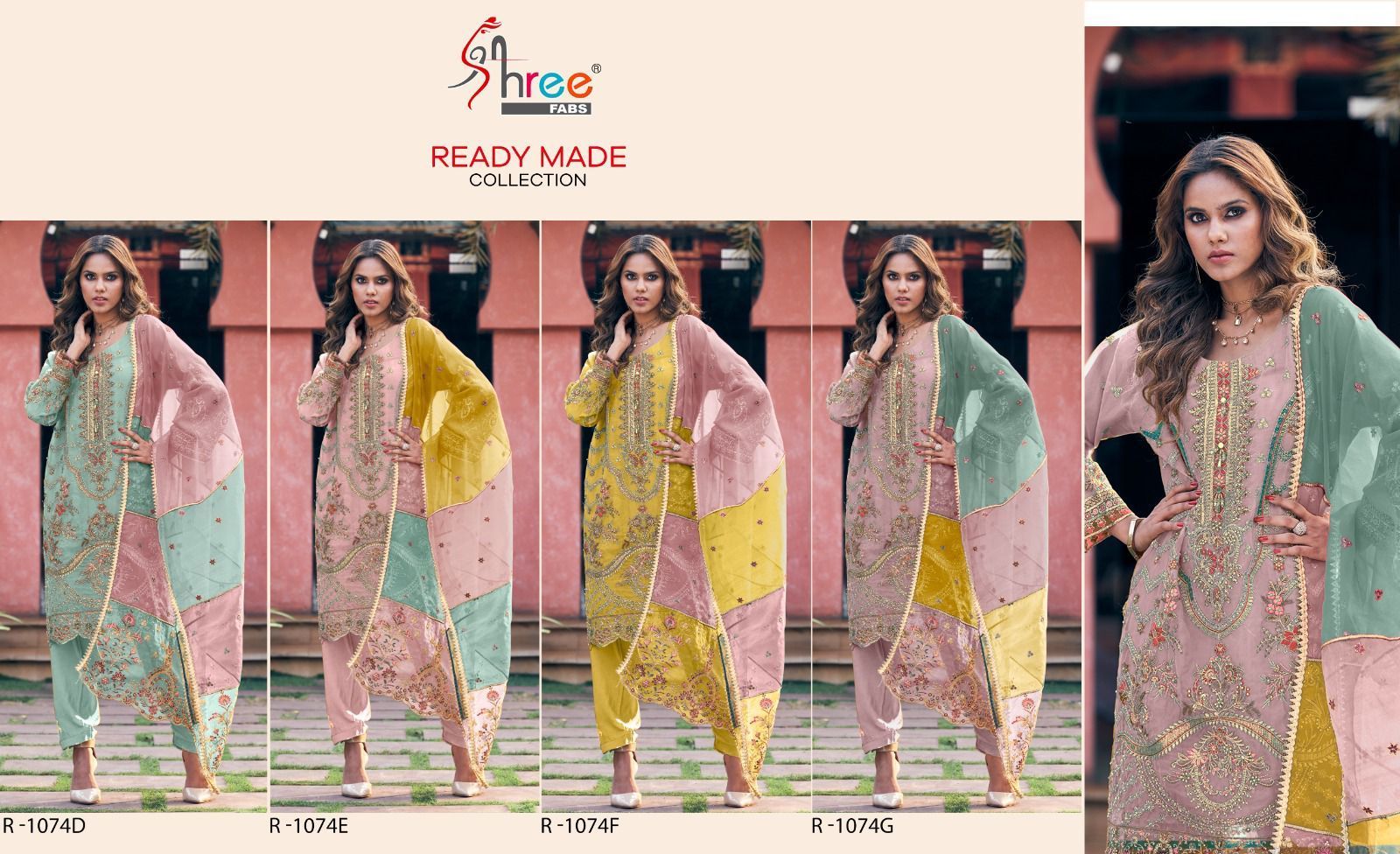 SHREE-FABS-SR-1074-READYMADE-ORGANZA-KURTI-PANT-WITH-DUPATTA-WHOLESALER-5