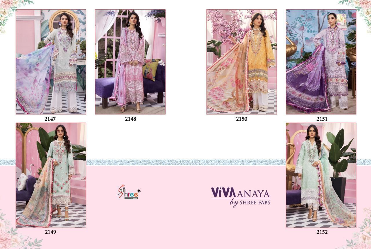 SHREE-FABS-VIVA-ANAYA-LAWN-COTTON-PAKISTANI-SUITS-WHOLESALER-SURAT-1