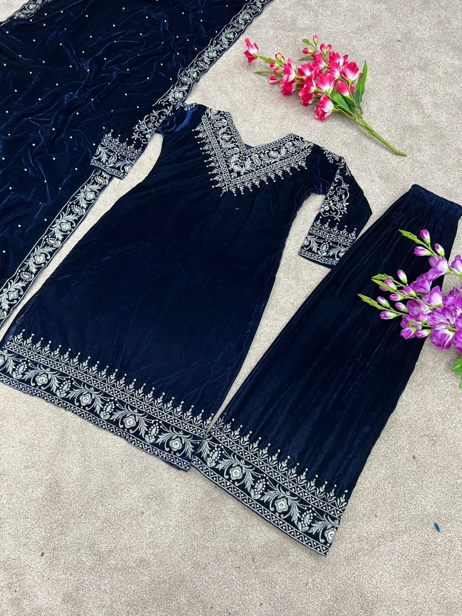 SHREE-HARI-SR-1477-C-READYMADE-VELVET-SUITS-2