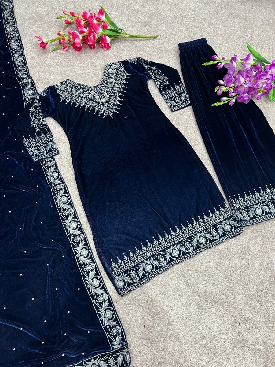SHREE-HARI-SR-1477-C-READYMADE-VELVET-SUITS-3