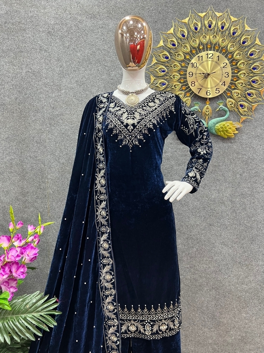 SHREE-HARI-SR-1477-C-READYMADE-VELVET-SUITS-6