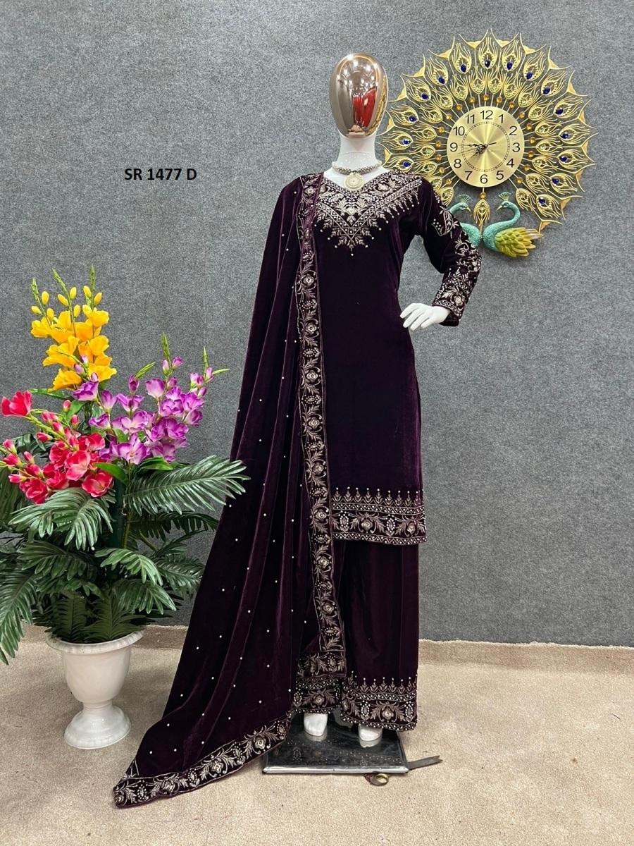 SHREE-HARI-SR-1477-D-READYMADE-VELVET-SUITS-1