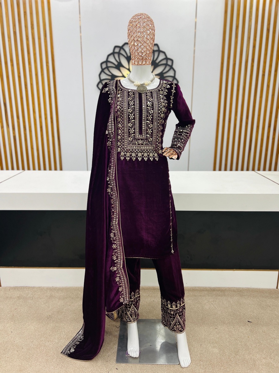 SHREE-HARI-SRK-5017-B-DESIGNER-VELVET-SUITS-1