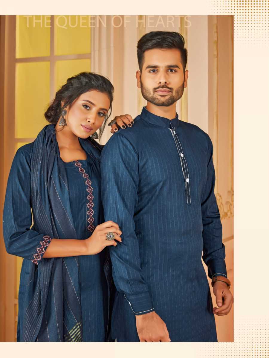 SUKANYA-FASHION-ROYAL-COUPLE-VOL-5-GIRLS-KURTI-WITH-BOYS-KURTA-COMBO-SET-4