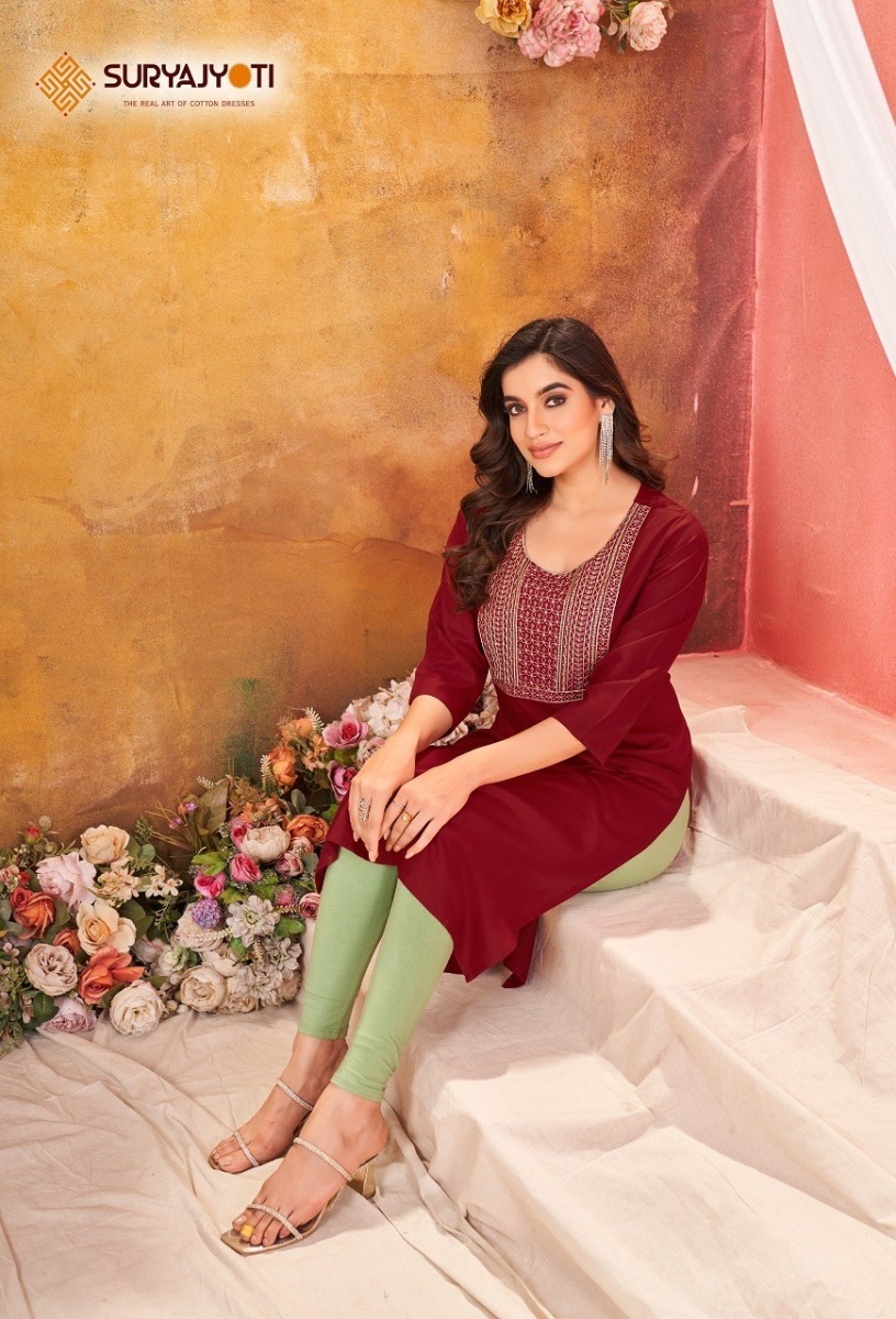 SURYAJYOTI-NIRJA-ADVANCE-VOL-9-RAYON-KURTI-CATALOGUE-WHOLESALER-IN-SURAT-12