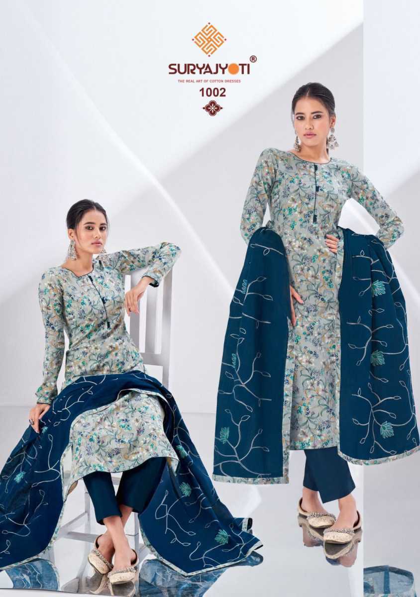 SURYAJYOTI-NISHA-VOL-1-CAMBRIC-COTTON-KHADI-PRINT-SUITS-WHOLESALER-SURAT-10