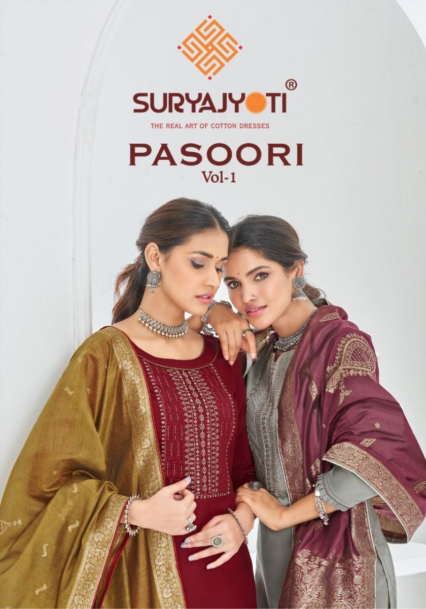 SURYAJYOTI-PASOORI-VOL-1-JAAM-SATIN-FANCY-SALWAR-SUITS-AT-BEST-PRICE-1