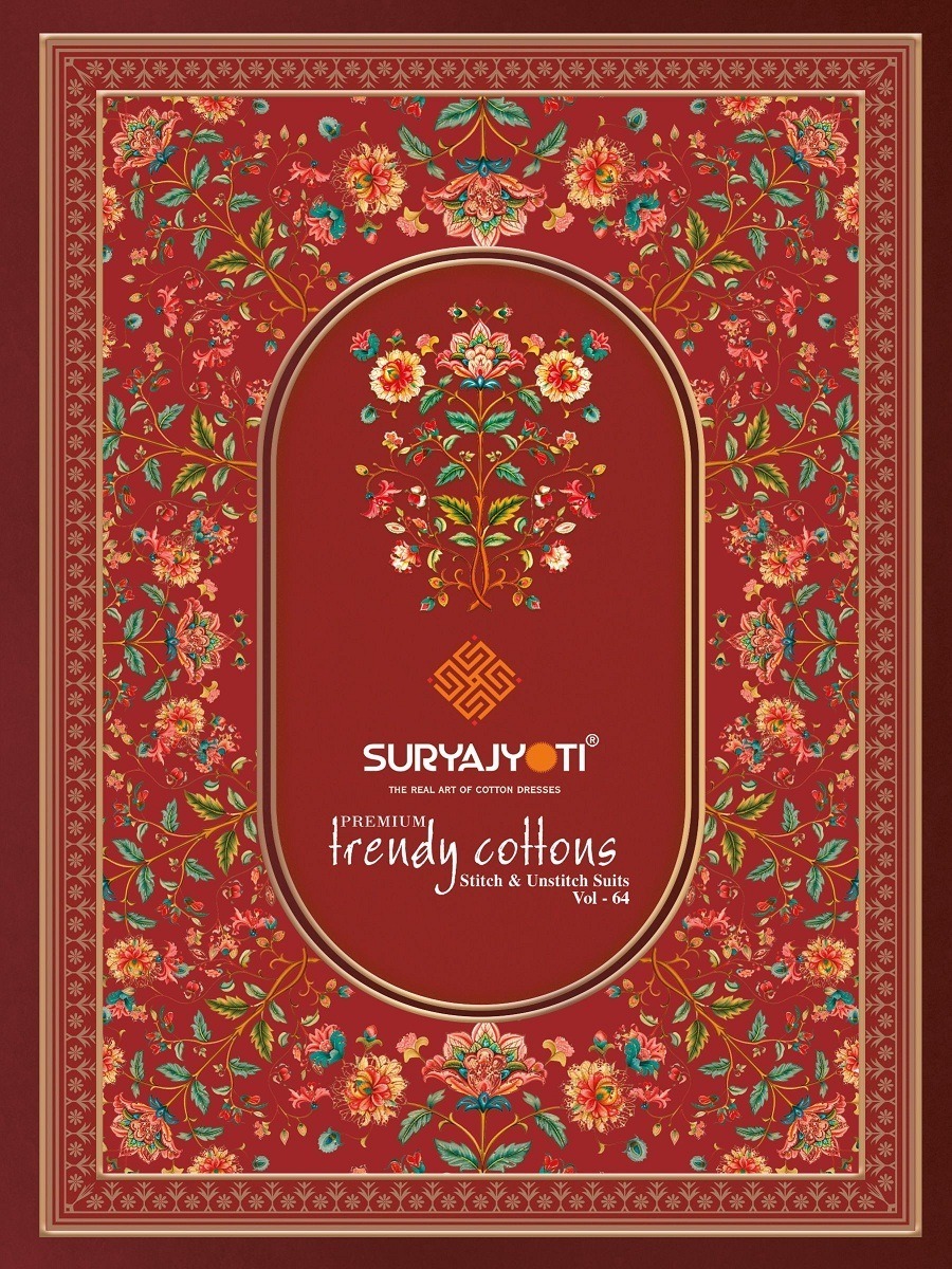 SURYAJYOTI-TRENDY-COTTONS-VOL-64-PRINTED-SUITS-SUPPLIER-1