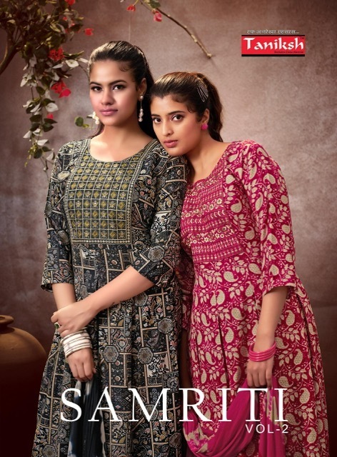TANIKSH-SAMRITI-VOL-2-RAYON-EMBROIDERY-READYMADE-KURTIS-WHOLESALER-IN-SURAT-1