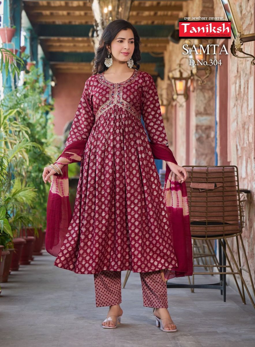 TANIKSH-SAMTA-VOL-3-RAYON-EMBROIDERY-ALIYA-CUT-KURTI-WHOLESALER-IN-SURAT-8