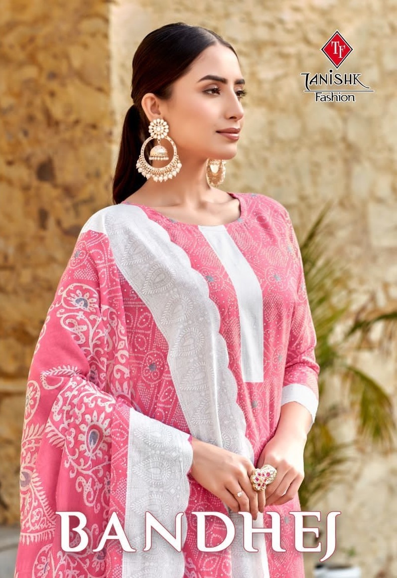 TANISHK-FASHION-BANDHEJ-COTTON-BANDHNI-PRINT-SUITS-WHOLESALE-1