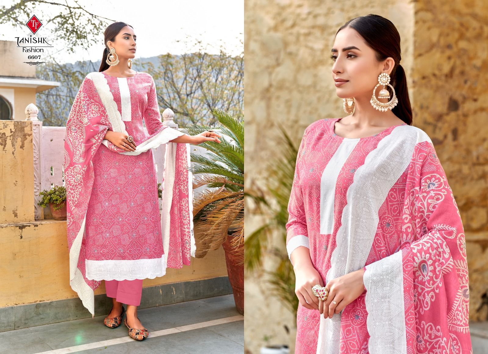 TANISHK-FASHION-BANDHEJ-COTTON-BANDHNI-PRINT-SUITS-WHOLESALE-4