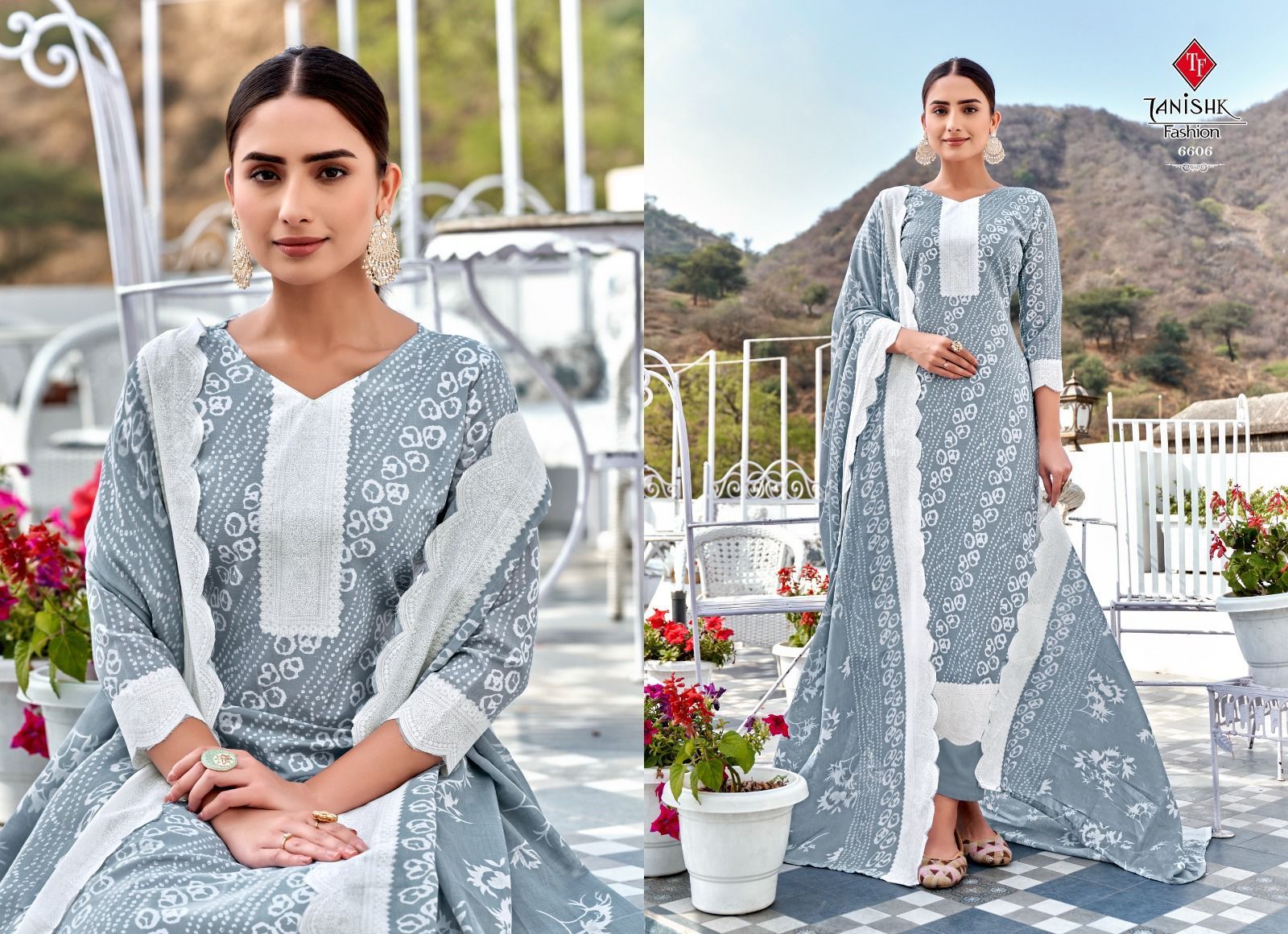 TANISHK-FASHION-BANDHEJ-COTTON-BANDHNI-PRINT-SUITS-WHOLESALE-5