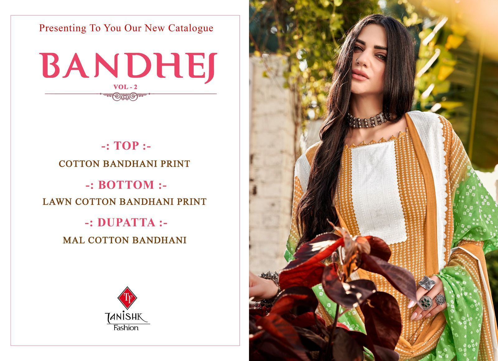 TANISHK-FASHION-BANDHEJ-VOL-2-COTTON-BANDHNI-PRINT-SUITS-WHOLESALE-2