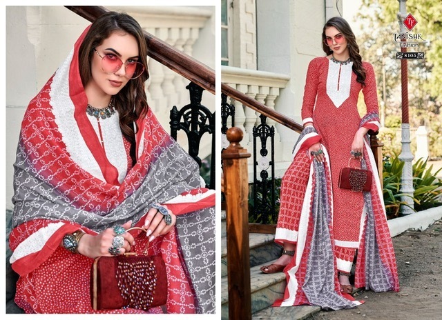 TANISHK-FASHION-BANDHEJ-VOL-2-COTTON-BANDHNI-PRINT-SUITS-WHOLESALE-4