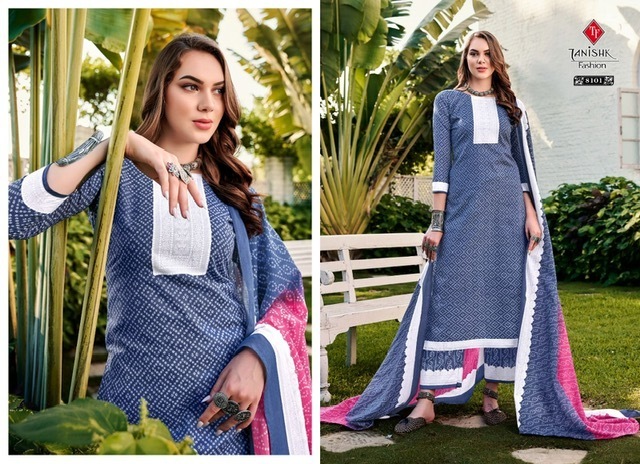 TANISHK-FASHION-BANDHEJ-VOL-2-COTTON-BANDHNI-PRINT-SUITS-WHOLESALE-8