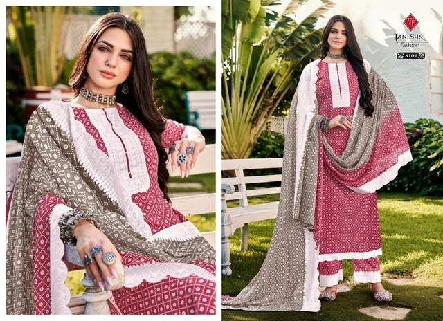 TANISHK-FASHION-BANDHEJ-VOL-2-COTTON-BANDHNI-PRINT-SUITS-WHOLESALE-9