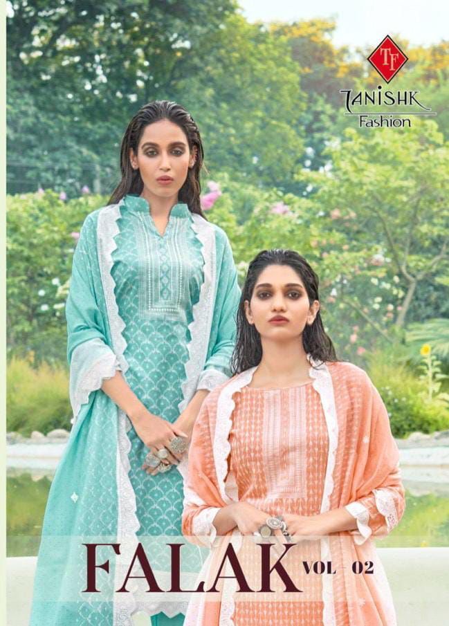 TANISHK-FASHION-FALAK-VOL-2-COTTON-PRINTED-SUITS-WHOLESALE-1