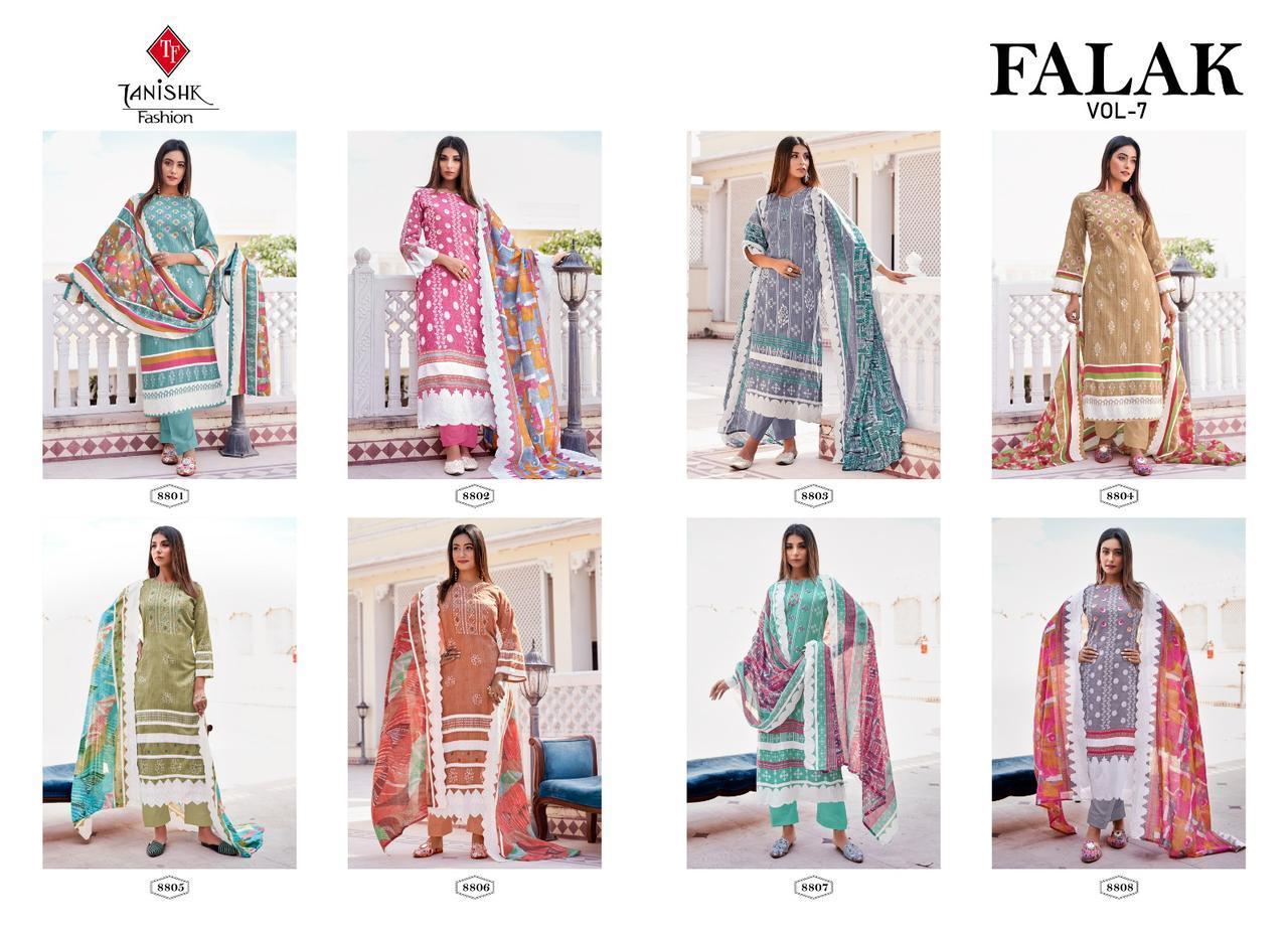 TANISHK-FASHION-FALAK-VOL-7-PURE-COTTON-PRINTED-SUITS-AT-SURAT-9