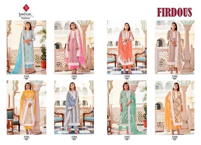 TANISHK-FASHION-FIRDOUS-COTTON-PRINTED-SUITS-WHOLESALER-10