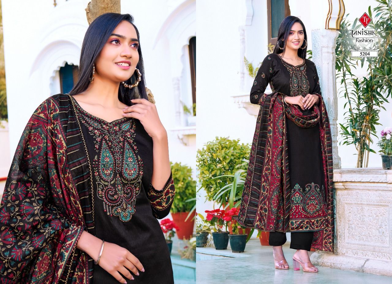 TANISHK-FASHION-MEHRAAZ-VOL-2-JAM-COTTON-EMBROIDERY-SUITS-AT-BEST-PRICE-6