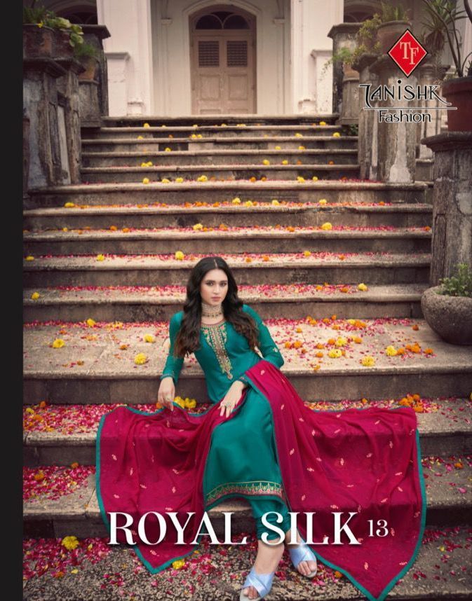 TANISHK-FASHION-ROYAL-SILK-VOL-13-FANCY-PRINTED-SUITS-AT-SURAT-1