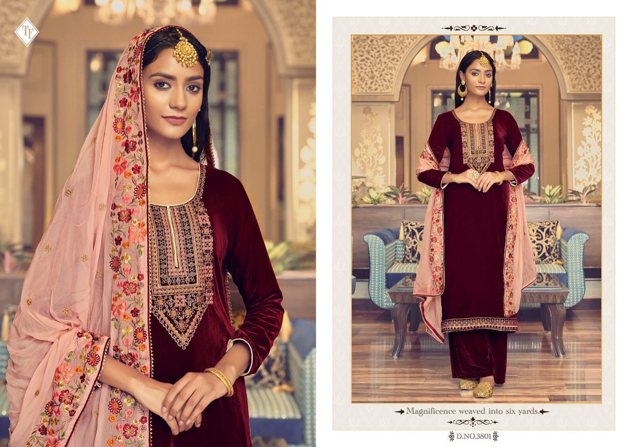 TANISHK-FASHION-SULTANA-WINTER-VELVET-EMBROIDERY-SUITS-AT-SURAT-2