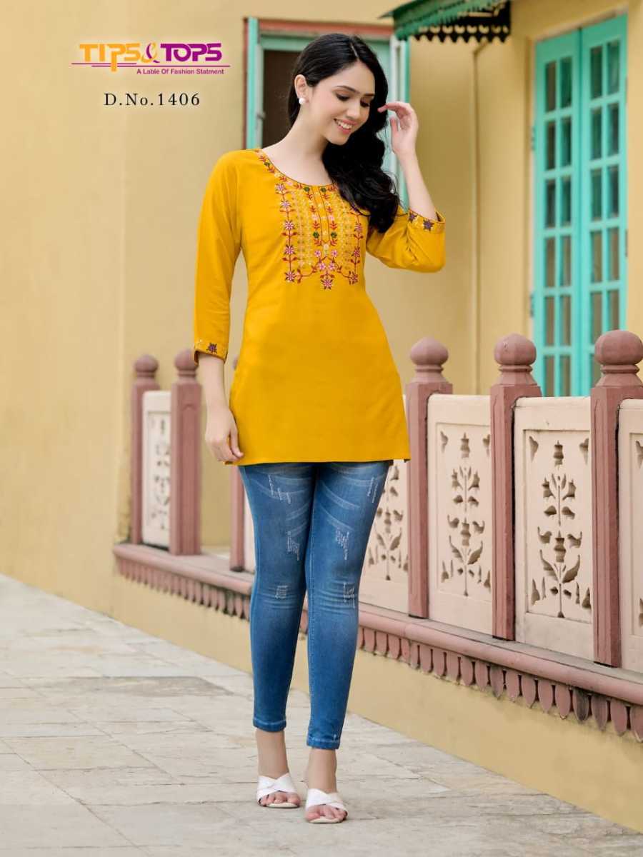 TIPS-TOPS-BUBBLY-VOL-14-RAYON-EMBROIDERY-SHORT-KURTI-SUPPLIER-6