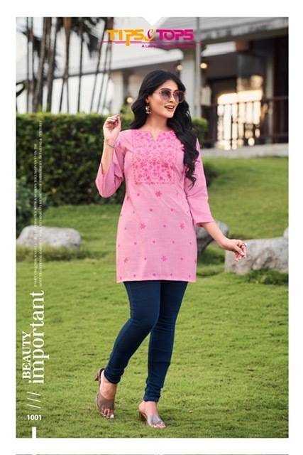 TIPS-TOPS-COLORS-VOL-3-RAYON-EMBROIDERY-SHORT-KURTI-WHOLESALER-IN-SURAT-2