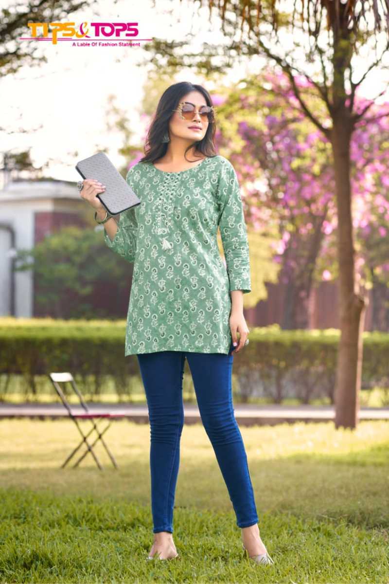 TIPS-TOPS-COTTON-CANDY-VOL-3-COTTON-SHORT-KURTIS-WHOLESALER-IN-SURAT-1