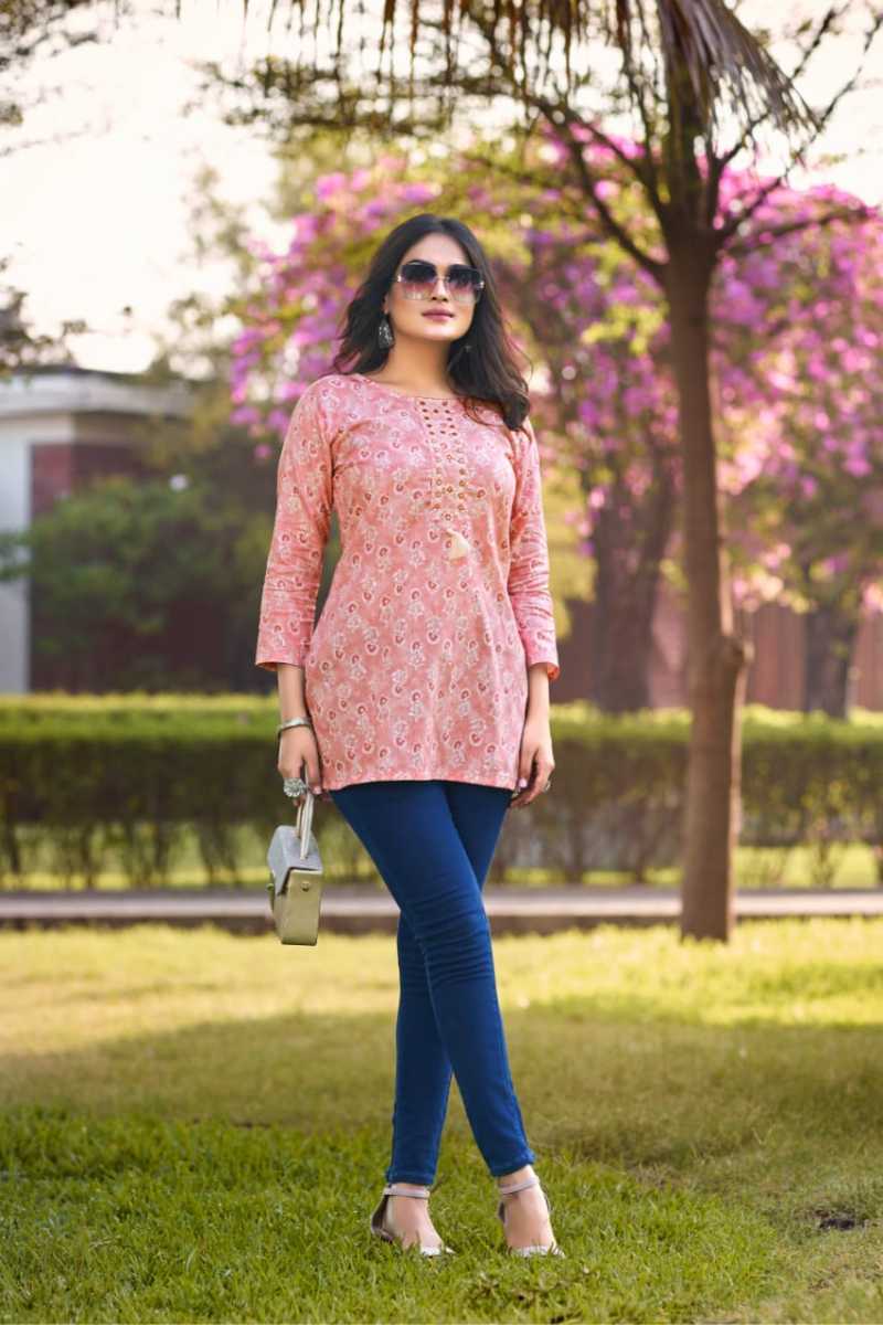 TIPS-TOPS-COTTON-CANDY-VOL-3-COTTON-SHORT-KURTIS-WHOLESALER-IN-SURAT-2
