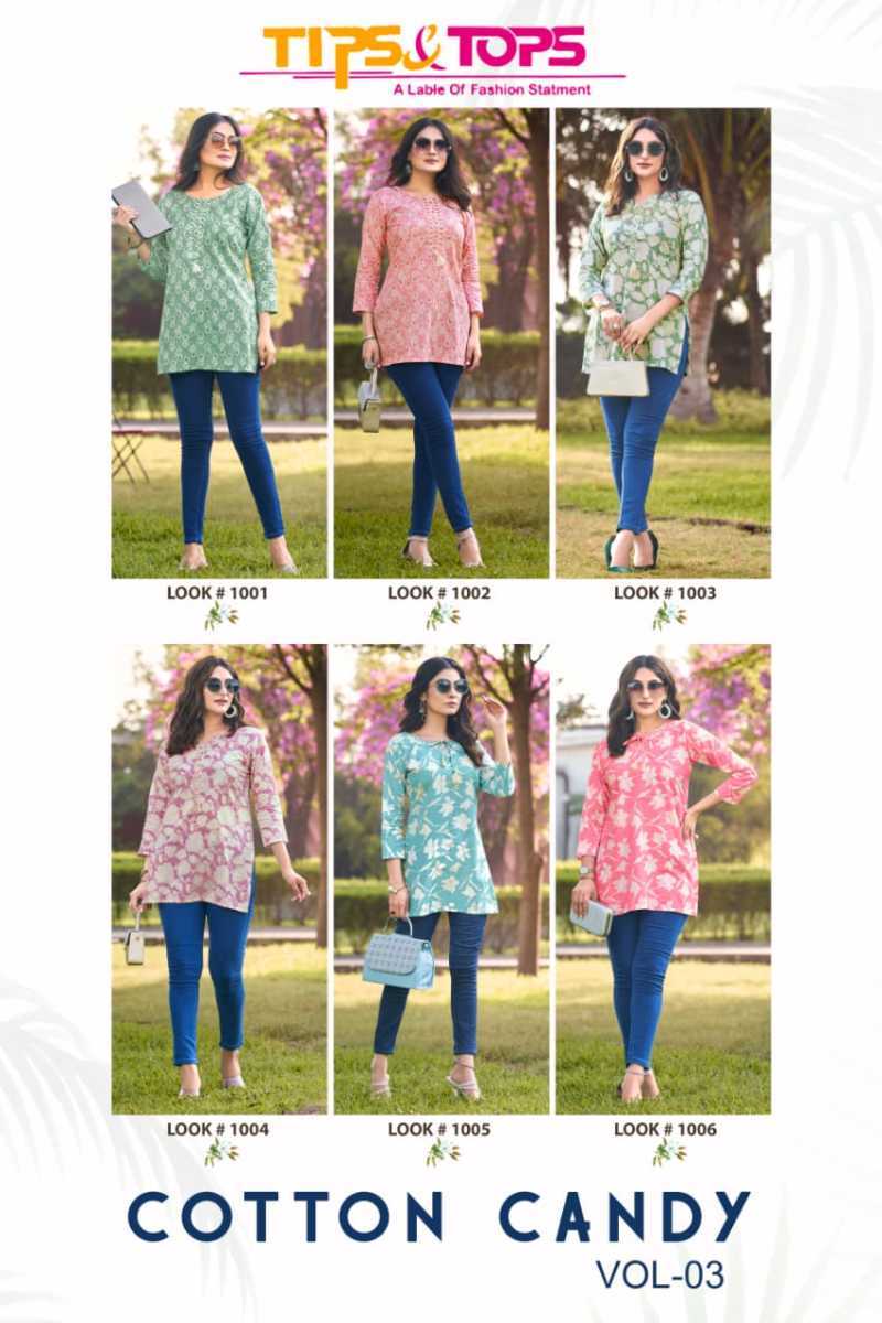 TIPS-TOPS-COTTON-CANDY-VOL-3-COTTON-SHORT-KURTIS-WHOLESALER-IN-SURAT-7