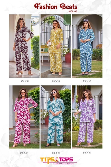 TIPS-TOPS-FASHION-BEATS-HEAVY-RAYON-CO-ORD-SET-WHOLESALER-IN-SURAT-4